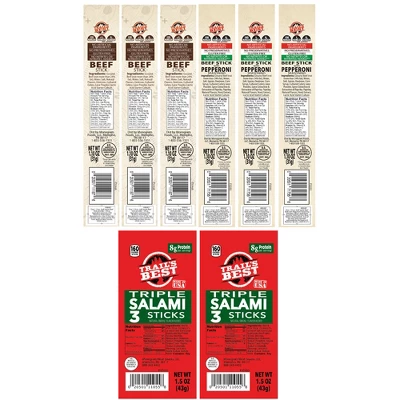 Wild Bill's Multi-Brand 12-Piece Low Carb Sampler (12 Assorted Packs Of Jerky And Sticks) 4 Wild Bill's Multi-Brand 12-Piece Low Carb Sampler (12 Assorted Packs Of Jerky And Sticks) - Image 2