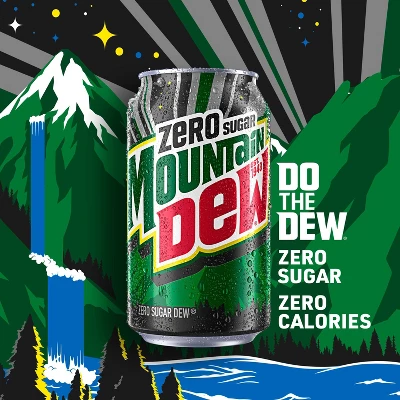 Mountain Dew Zero Sugar - 12pk/12 Fl Oz Cans 5 Mountain Dew Zero Sugar - 12pk/12 Fl Oz Cans - Image 3