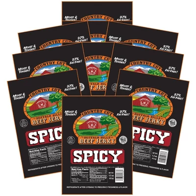 Buffalo Bills 1.5oz Spicy Country Cut Beef Jerky - Ten 1.5oz Packs 7 Buffalo Bills 1.5oz Spicy Country Cut Beef Jerky - Ten 1.5oz Packs - Image 5