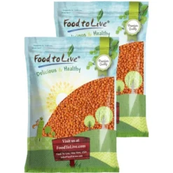 Organic Red Lentils (Football) - By Food To Live -Food Sale Stores GUEST bcdfafd2 82c6 4c32 a28b 3b88954e749b