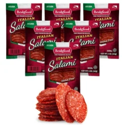 Bridgford Italian Salami 5 Oz - Zero Carb Healthy Italian Salami Sliced Charcuterie Meat For Your Charcuterie Boards Or Antipasto Platters -Food Sale Stores GUEST c06a7da7 59c1 465e b3d0 193bcc94fc06