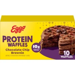 Eggo Frozen Protein Chocolate Chip Brownie Waffles - 12.3oz/10ct -Food Sale Stores GUEST c23de749 689c 45ad 8e0e 830b9d0929bf
