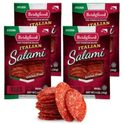 Bridgford Italian Salami 5 Oz - Zero Carb Healthy Italian Salami Sliced Charcuterie Meat For Your Charcuterie Boards Or Antipasto Platters -Food Sale Stores GUEST c385d553 7b56 42a5 a272 b3dcca62f561