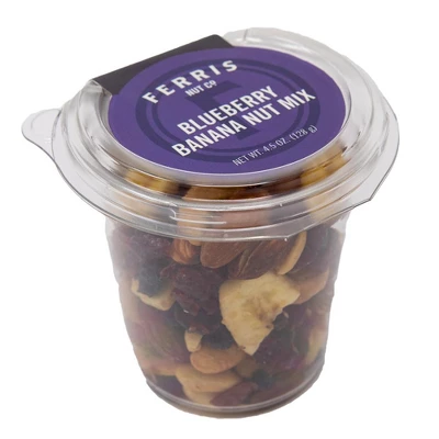 Ferris Nut Co. Blueberry Banana Nut Mix - Case Of 12/4.5 Oz 3 Ferris Nut Co. Blueberry Banana Nut Mix - Case Of 12/4.5 Oz