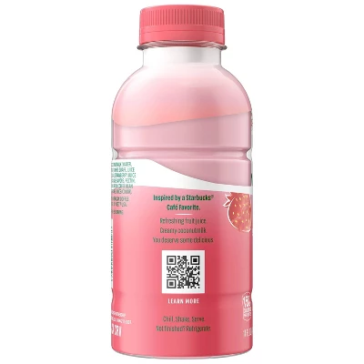Starbucks Pink Drink Strawberry Acai + Coconut Milk - 14 Fl Oz Bottle 3 Starbucks Pink Drink Strawberry Acai + Coconut Milk - 14 Fl Oz Bottle