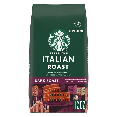 Starbucks Italian Dark Roast Ground Coffee - 12oz 7 Starbucks Italian Dark Roast Ground Coffee - 12oz - Image 5