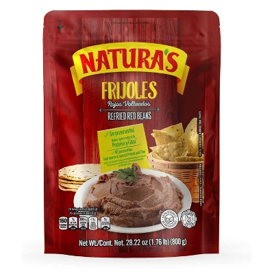 Refried Red Beans 800 G – Naturas | Traditional Flavor In A Family Size Serving 3 Refried Red Beans 800 G – Naturas | Traditional Flavor In A Family Size Serving