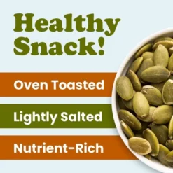 Organic Dry Roasted Pumpkin Seeds With Himalayan Salt - Non-GMO Kernels, Pepitas, Kosher, Vegan, No Shell -Food Sale Stores GUEST c7da3a19 4131 483e ad55 a98c5c20153e