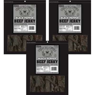 Buffalo Bills 7oz Premium Black Pepper Beef Jerky Packs (three 7oz Beef Jerky Packs) 6 Buffalo Bills 7oz Premium Black Pepper Beef Jerky Packs (three 7oz Beef Jerky Packs) - Image 4
