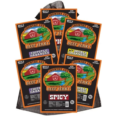 Buffalo Bills 6-ct Spicy Country Cut Beef Jerky Sampler - Six 2.6oz Packs 8 Buffalo Bills 6-ct Spicy Country Cut Beef Jerky Sampler - Six 2.6oz Packs - Image 6