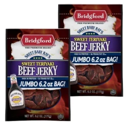 Bridgford Sweet Baby Ray’s Beef Jerky Sweet Teriyaki 6.2 Oz - High Protein Beef Jerky Teriyaki For On The Go Snacking And Busy Lifestyles 20 Bridgford Sweet Baby Ray’s Beef Jerky Sweet Teriyaki 6.2 Oz - High Protein Beef Jerky Teriyaki For On The Go Snacking And Busy Lifestyles -Food Sale Stores GUEST ca031a39 7a36 4531 994c 909620350a6c