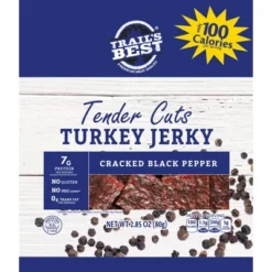 Trail's Best 2.85oz Cracked Black Pepper Turkey Jerky - 3 Packs 11 Trail's Best 2.85oz Cracked Black Pepper Turkey Jerky - 3 Packs -Food Sale Stores GUEST cb00382e b19a 48e2 90d6 69ab400fa6c6