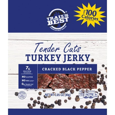 Trail's Best 2.85oz Cracked Black Pepper Turkey Jerky - 3 Packs 7 Trail's Best 2.85oz Cracked Black Pepper Turkey Jerky - 3 Packs - Image 5