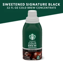 Starbucks Sweetened Black Cold Brew - 32 Fl Oz