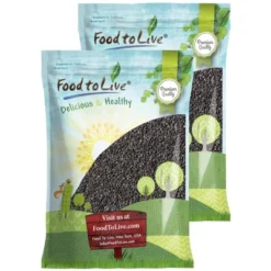 Dry Roasted Black Sesame Seeds - By Food To Live -Food Sale Stores GUEST cc2c1623 6737 4c4e a24b 8aa70ef6f152