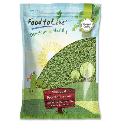 Green Split Peas - By Food To Live 3 Green Split Peas - By Food To Live