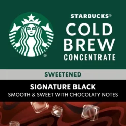 Starbucks Sweetened Black Cold Brew - 32 Fl Oz -Food Sale Stores GUEST d73e830a abf1 41eb 899a 25dd0bf920b1 1