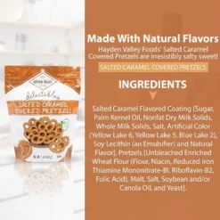 Hayden Valley Foods Salted Caramel Covered Pretzels | 5 Oz Bags (Pack Of 3) | No Artificial Flavors, Preservatives Or Colors 7 Hayden Valley Foods Salted Caramel Covered Pretzels | 5 Oz Bags (Pack Of 3) | No Artificial Flavors, Preservatives Or Colors -Food Sale Stores GUEST d86097ef 4ae2 4543 97e9 cb7c075f04f1