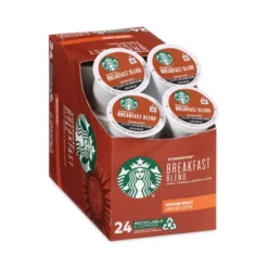 Starbucks Breakfast Blend K-Cups, 24/Box -Food Sale Stores GUEST d885560a 5d2e 4a1d bcef 465bbd6b095e