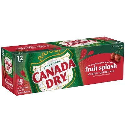 Canada Dry Fruit Splash Soda - 12pk/12 Fl Oz Cans 6 Canada Dry Fruit Splash Soda - 12pk/12 Fl Oz Cans - Image 4