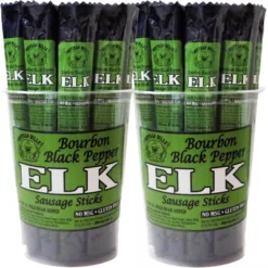 Buffalo Bills 15-ct Bourbon Black Pepper Elk Exotic Game Sticks - Two 15-ct Tubs -Food Sale Stores GUEST da8e79b8 e910 4c01 a678 4426ca8ca262