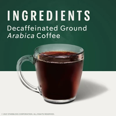 Starbucks Dark Roast Decaf Ground Coffee — Caffè Verona — 100% Arabica — 1 Bag (12 Oz.) 5 Starbucks Dark Roast Decaf Ground Coffee — Caffè Verona — 100% Arabica — 1 Bag (12 Oz.) - Image 3