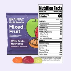 Brainiac Kids Fruit Snacks With Omega-3s Mixed Fruit - 12.4oz/20ct 13 Brainiac Kids Fruit Snacks With Omega-3s Mixed Fruit - 12.4oz/20ct -Food Sale Stores GUEST ddbbcac4 7352 40ae 86f6 1dc0b2c67366