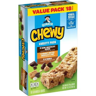 Quaker Chewy 3 Flavor Variety Pack Granola Bars - 15.2oz/18ct 11 Quaker Chewy 3 Flavor Variety Pack Granola Bars - 15.2oz/18ct - Image 9