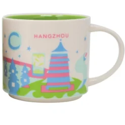 Starbucks You Are Here Series Hangzhou Ceramic Mug, 14 Oz -Food Sale Stores GUEST e3cf69a8 4718 4091 adfb aa5dd786de64