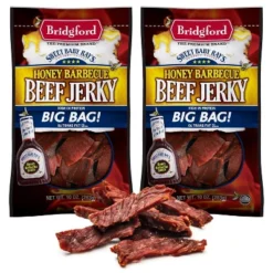 Bridgford Sweet Baby Ray’s Beef Jerky Honey BBQ 10 Oz - Ready To Eat High Protein Jerky For Midday Energy Boost Or A Post Workout Snack -Food Sale Stores GUEST e3d897f7 629a 4010 b9cb 5335f1372b91