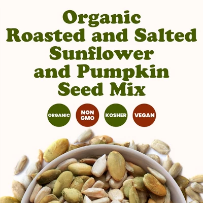 Organic Roasted And Salted Sunflower And Pumpkin Seed Mix - By Food To Live 4 Organic Roasted And Salted Sunflower And Pumpkin Seed Mix - By Food To Live - Image 2
