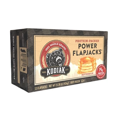 Kodiak Protein-Packed Power Flapjacks Buttermilk Frozen Pancakes - 12ct 7 Kodiak Protein-Packed Power Flapjacks Buttermilk Frozen Pancakes - 12ct - Image 5
