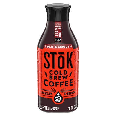 SToK Not Too Sweet Black Cold Brew Coffee - 48 Fl Oz 15 SToK Not Too Sweet Black Cold Brew Coffee - 48 Fl Oz - Image 13