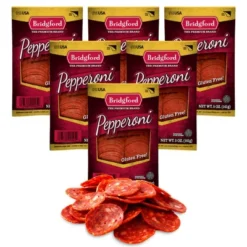 Bridgford Sliced Pepperoni 5 Oz - Ready-to-Eat Pepperoni Slices For Pizza And Sandwiches With Zero Carb Ideal For Your Keto Diets -Food Sale Stores GUEST e80f50db 67a4 4b30 a735 dde0c4dee34c