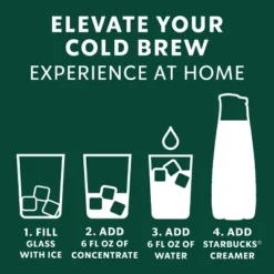 Starbucks Cold Brew Coffee — Signature Black — Multi-Serve Concentrate — 1 Bottle (32 Fl Oz.) -Food Sale Stores GUEST e90ca158 784c 467c 9152 b88c49a16b65