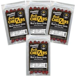 Buffalo Bills 8oz Cheddar Cheese Deli CheeZers (Meat & Cheese Sticks) - Four 8oz Packs -Food Sale Stores GUEST e95451d4 982d 44ea 88ca 6fc711457864