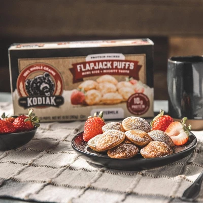 Kodiak Protein-Packed Frozen Flapjack Puffs – 10oz/33ct 4 Kodiak Protein-Packed Frozen Flapjack Puffs – 10oz/33ct - Image 2