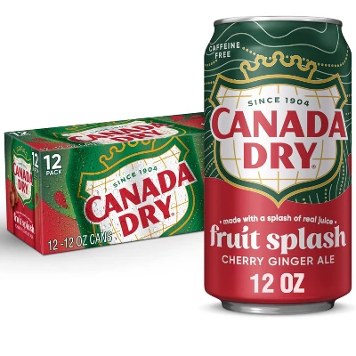 Canada Dry Fruit Splash Soda - 12pk/12 Fl Oz Cans 9 Canada Dry Fruit Splash Soda - 12pk/12 Fl Oz Cans - Image 7