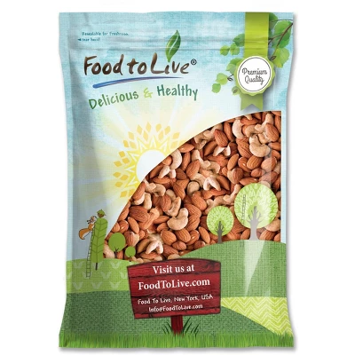 Dry Roasted Almonds And Cashews Mix - By Food To Live 8 Dry Roasted Almonds And Cashews Mix - By Food To Live - Image 6