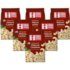 Equal Exchange Organic Natural Cashews - Case Of 6/8 Oz -Food Sale Stores GUEST ef47afe7 ff9d 4dc5 9144 c25d96855f40