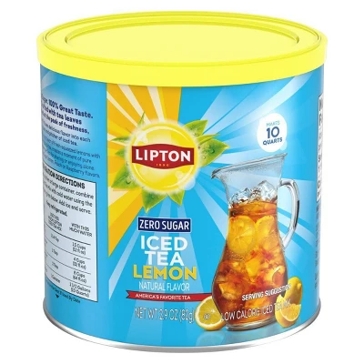 Lipton Zero Sugar Iced Tea Mix 4 Lipton Zero Sugar Iced Tea Mix - Image 2