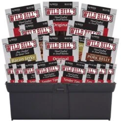 Wild Bill's 16-Piece Sampler Tool Box (includes Beef Jerky, Bacon Jerky And Pork Belly Bites) -Food Sale Stores GUEST f612232f cf15 469b b6dc e35924254e00