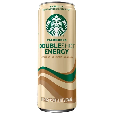 Starbucks Doubleshot Energy Vanilla - 4pk/11 Fl Oz Cans 4 Starbucks Doubleshot Energy Vanilla - 4pk/11 Fl Oz Cans - Image 2
