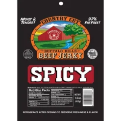 Buffalo Bills 1.5oz Spicy Country Cut Beef Jerky - Ten 1.5oz Packs