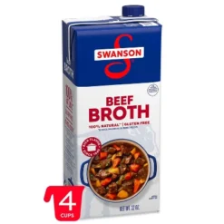 Swanson 100% Natural Gluten Free Beef Broth - 32oz -Food Sale Stores GUEST f68cd8b4 591e 4ae2 9fd0 c748184d0400