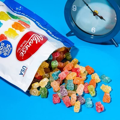 Albanese World's Best Sour 12 Flavor Gummi Bears Candy - 8oz 8 Albanese World's Best Sour 12 Flavor Gummi Bears Candy - 8oz - Image 6
