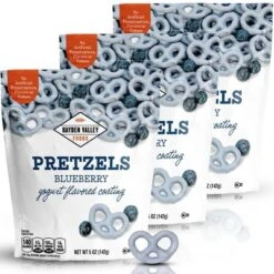 Hayden Valley Foods Blueberry Yogurt Covered Pretzels | 5 Oz Bags (Pack Of 3) | No Artificial Flavors, Preservatives Or Colors -Food Sale Stores GUEST f88dea20 6924 4fa8 8d7c 5a01e8972a12