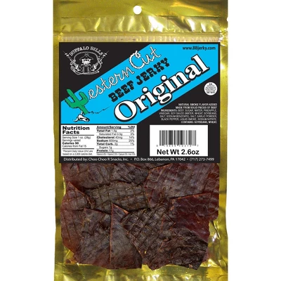 Buffalo Bills 2.6oz Western Cut Original Beef Jerky - Six 2.6oz Packs 3 Buffalo Bills 2.6oz Western Cut Original Beef Jerky - Six 2.6oz Packs