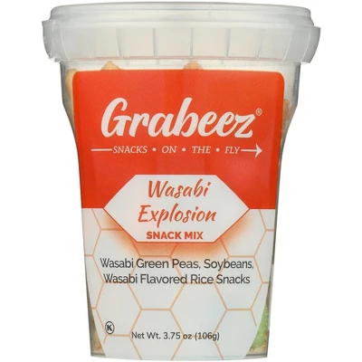 Grabeez Wasabi Explosion Snack Mix - 12 Pack, 3.75 Oz 3 Grabeez Wasabi Explosion Snack Mix - 12 Pack, 3.75 Oz