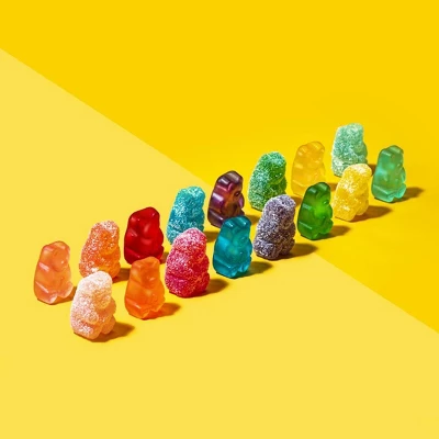 Albanese World's Best Sour 12 Flavor Gummi Bears Candy - 8oz 11 Albanese World's Best Sour 12 Flavor Gummi Bears Candy - 8oz - Image 9